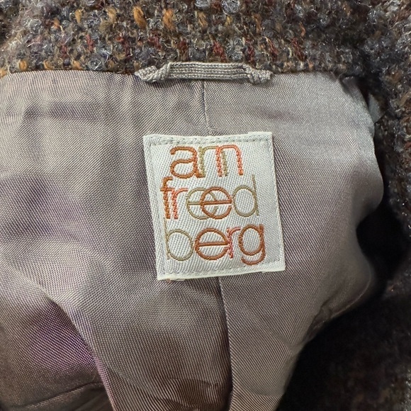Ann Freedberg Alpaca Jacket Madeleine Tweed Lined Womens Size 10 Gray C1 - Picture 4 of 6